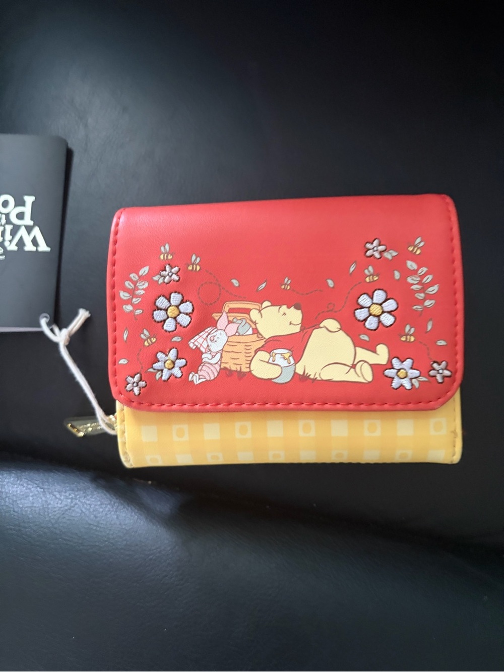Loungefly Disney Winnie the Pooh Floral Gingham Wallet